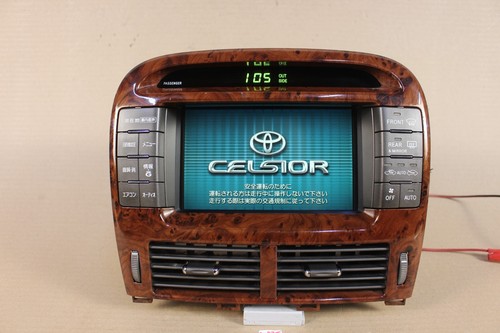 Toyota Celsior UCF30/31 OEM JDM Navigation A/C Monitor Tested OK 86110-50150