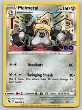 Melmetal Holo Rara Carta Pokemon GO 046/078 NM Pokemon TCG