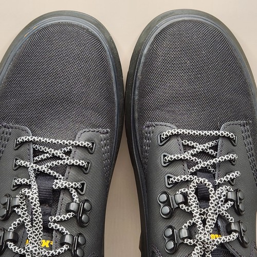 Dr Doc Martens Air Wair Lace Up Black Shoes Men's 7 Women's 8 LA004 - Picture 3 of 13
