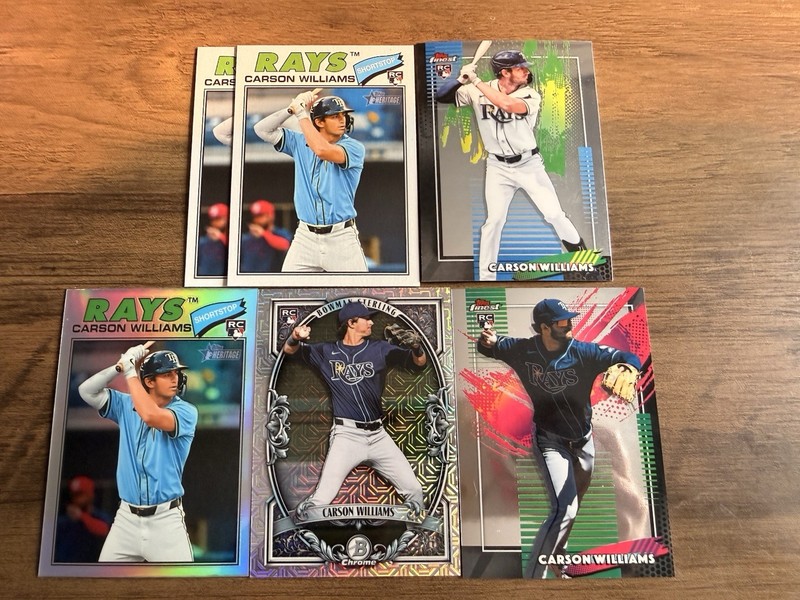 Carson Williams RC LOT 🔥🔥🔥 6 Cards