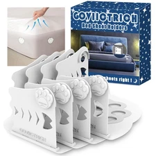 Bed Sheet Holders for Corners Fitted Sheet Holder Keep Sheets Firm & Tight He...