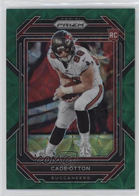 2022 Panini Prizm Rookies Green Scope 32/75 Cade Otton #362 Rookie RC 12yh