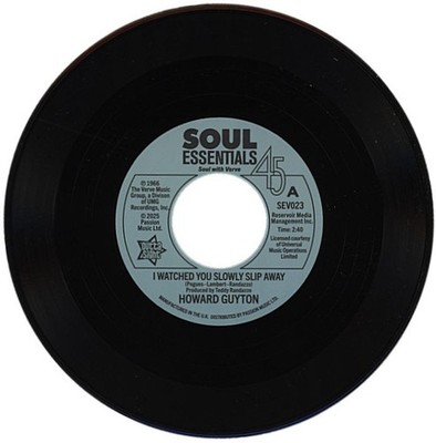 HOWARD GUYTON / THE HIGH KEYES ''I WATCHED YOU SLOWLY... c/w LIVING A LIE'' 1966