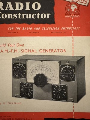 Radio Constructor Band 9 Nummer 4 - 100. Ausgabe - November 1955 