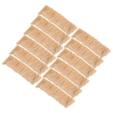 12pcs Miniature Thatched Roof: Artificial Thatch Grass Roll for Model Houses