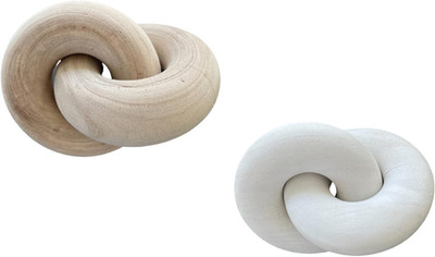 Chic Natural White Knot Decor for Stylish Coffee Table Accents
