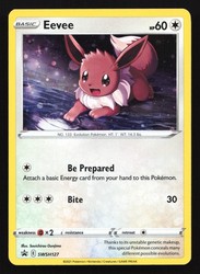 Eevee SWSH127 Sword & Shield Promo Card