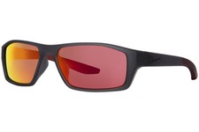 Nike Brazen-Shadow-M FJ1987 021 Sunglasses Matte Dark Grey/Black/Red Mirror 59mm