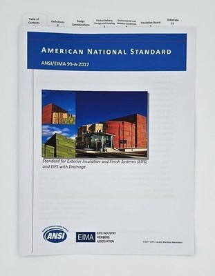 Highlighted and Tabbed - American National Standard ANSI / EIMA 99-A-2017