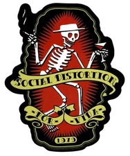 Social Distortion Por Vida Die Cut Sticker Decal Punk