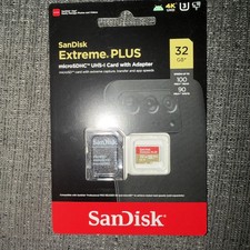 SanDisk Extreme Plus microSDHC UHS-I Card - 32GB