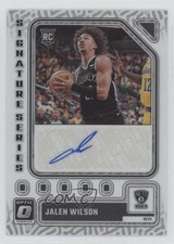 2023-24 Panini Donruss Optic Signature Series Jalen Wilson #SS-WLN Auto ng3