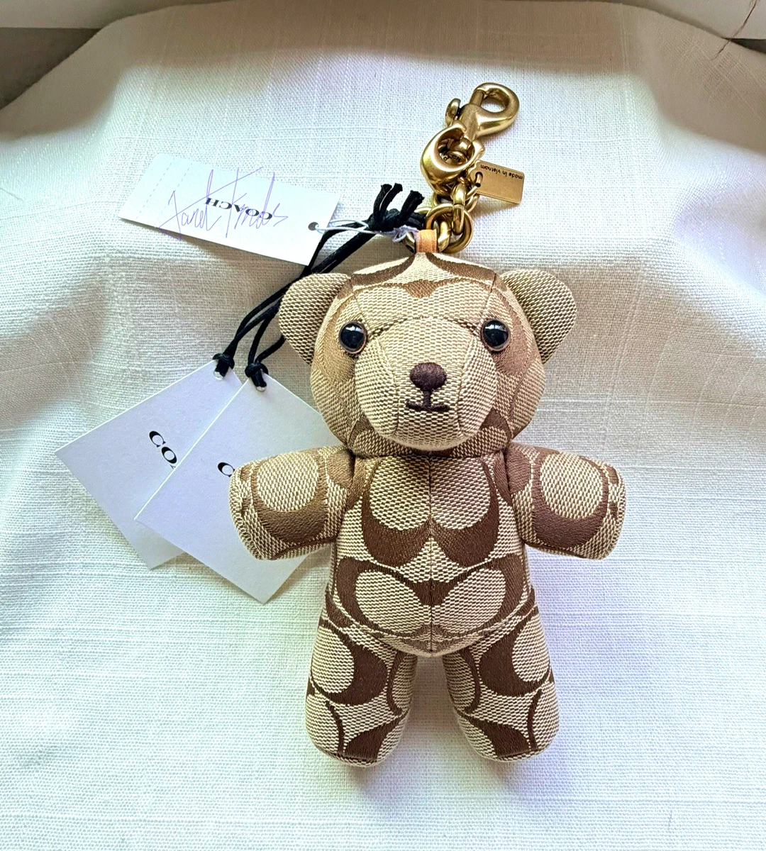 25+ Coach Leather Bear Key Chains, Rings & Finders for Women for