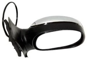 Door Mirror for 97-04 Ford F-150 Pickup Power Non-Heated w/o SIgnal Chrome Right