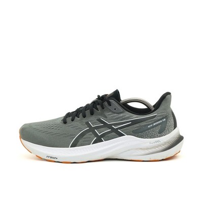 ASICS Herren GT-2000 12 Schuhe Grau Mesh Low-Top Atmungsaktiv Laufschuh EU 42.5