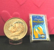 Dollhouse Miniature Dishwashing Gloves Package-So Adorable, Realistic - Not Real