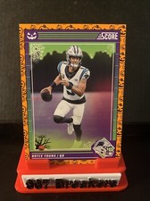 BRYCE YOUNG 2024 Panini Score Halloween Orange Pumpkins #37 Carolina Panthers