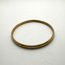 Child s Gold Tone Slim Bangle Bracelet