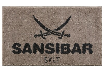 Sansibar Badematte/ Badteppich, 60x100 cm, Sansibar Logo Schriftzug, UVP 79,95 