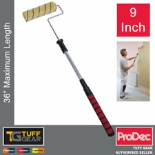 ProDec 9" Telescopic Frame Medium Pile Sleeve Paint Roller Double Big Long Pole