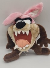 Vintage 1997 Tasmanian Devil "Taz" Easter Bunny Bonnet 14" Collectible Plush Toy