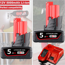 2X 8.0Ah For Milwaukee Battery For M12 Lithiu...
