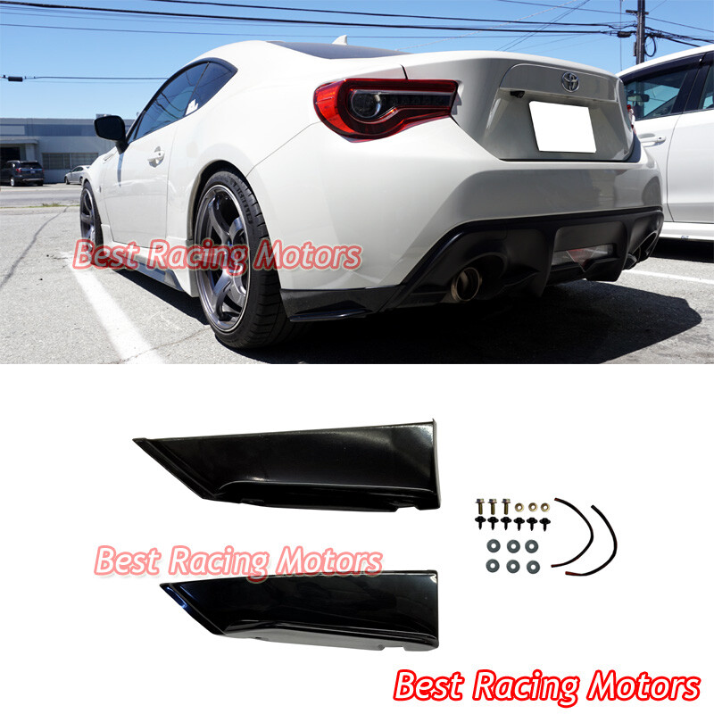 For 2017-2021 Toyota 86 Kouki ST Style Rear Bumper Lip Aprons (ABS