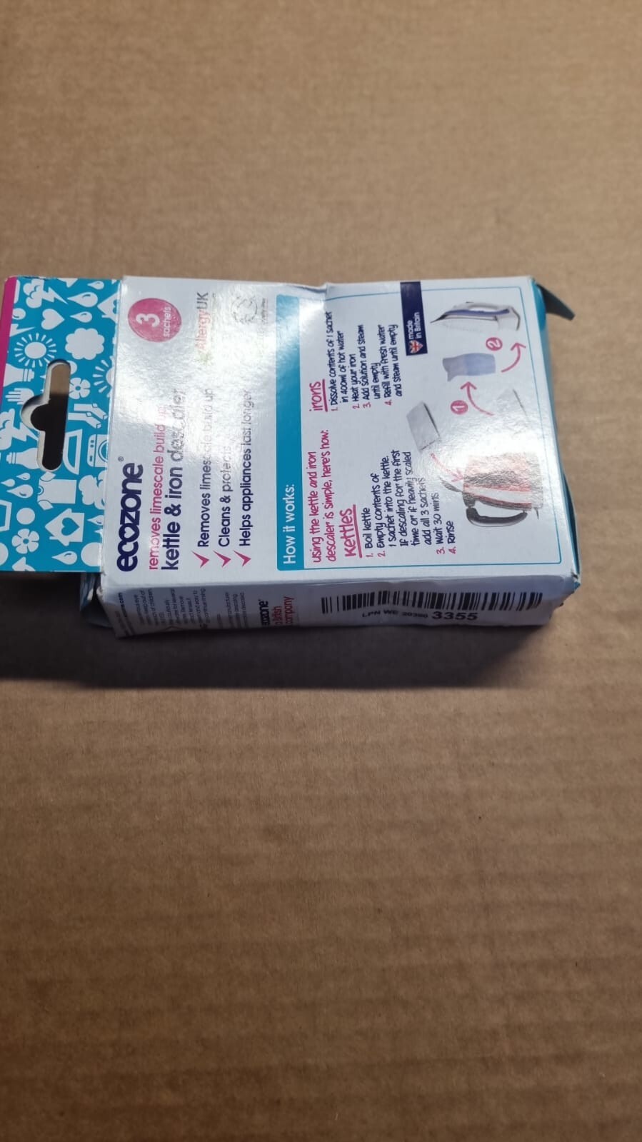 Ecozone Kettle and Iron Descaler, Internal Cleaner & Scale Remover eBay