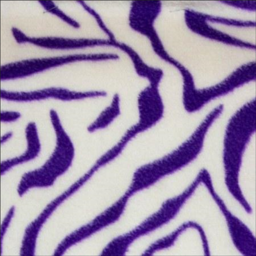 58" Zebra Print Purple/White Polar Fleece Fabric by the Yard - 第 1/1 張圖片