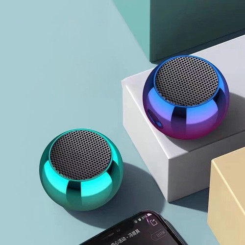 1PC Small Steel Cannon Metal Heavy Duty Subwoofer Outdoor Mini Bluetooth Speaker - Zdjęcie 11 z 15