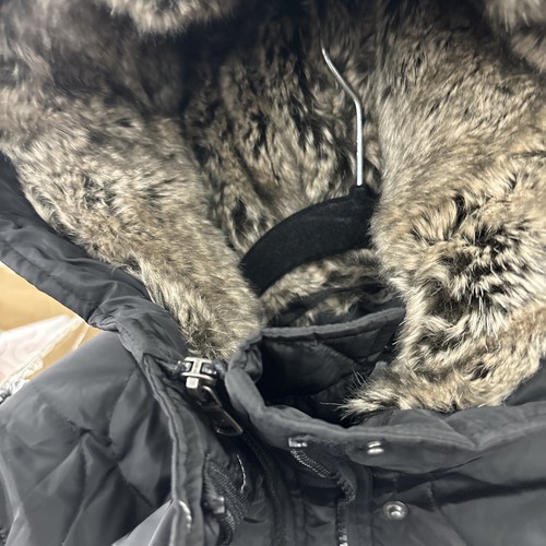 Levi's Übergangsjacke mit Kunstfellkapuze - Schwarz - Xsmall - Bild 2 von 3