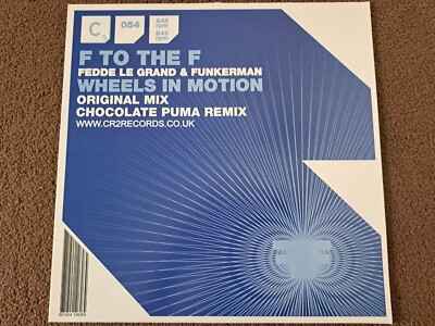 F To The F    Wheels In Motion - 12'' Record - Cr2 Records    12C2054 - UK - 2007