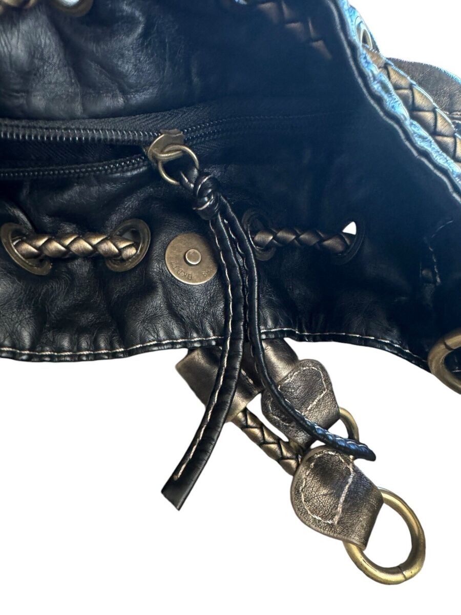 Dolce & Gabbana★素敵!Pebbled Leather Bucket Shoulder Bag DOLCE & GABBANA Bucket Bag Purse Shoulder Bag | eBay