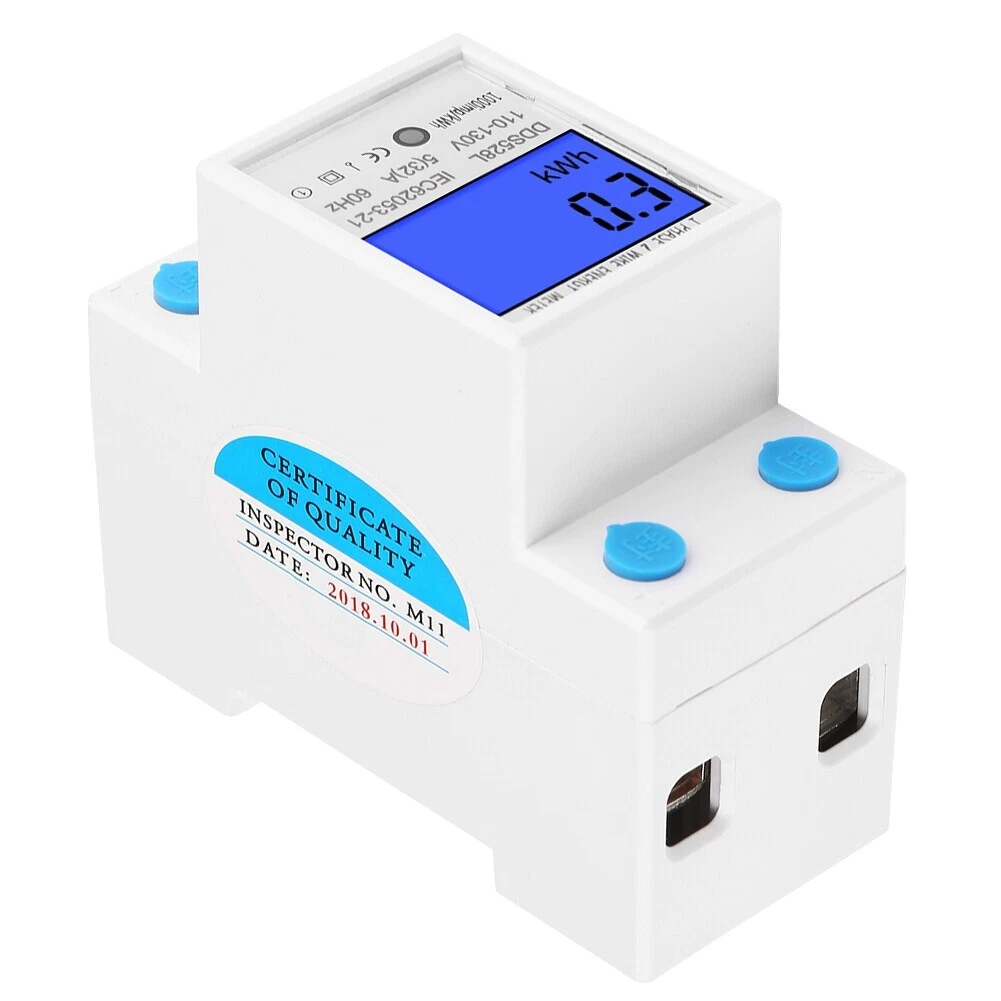 Din Rail Mounting Electrical Usage Meters