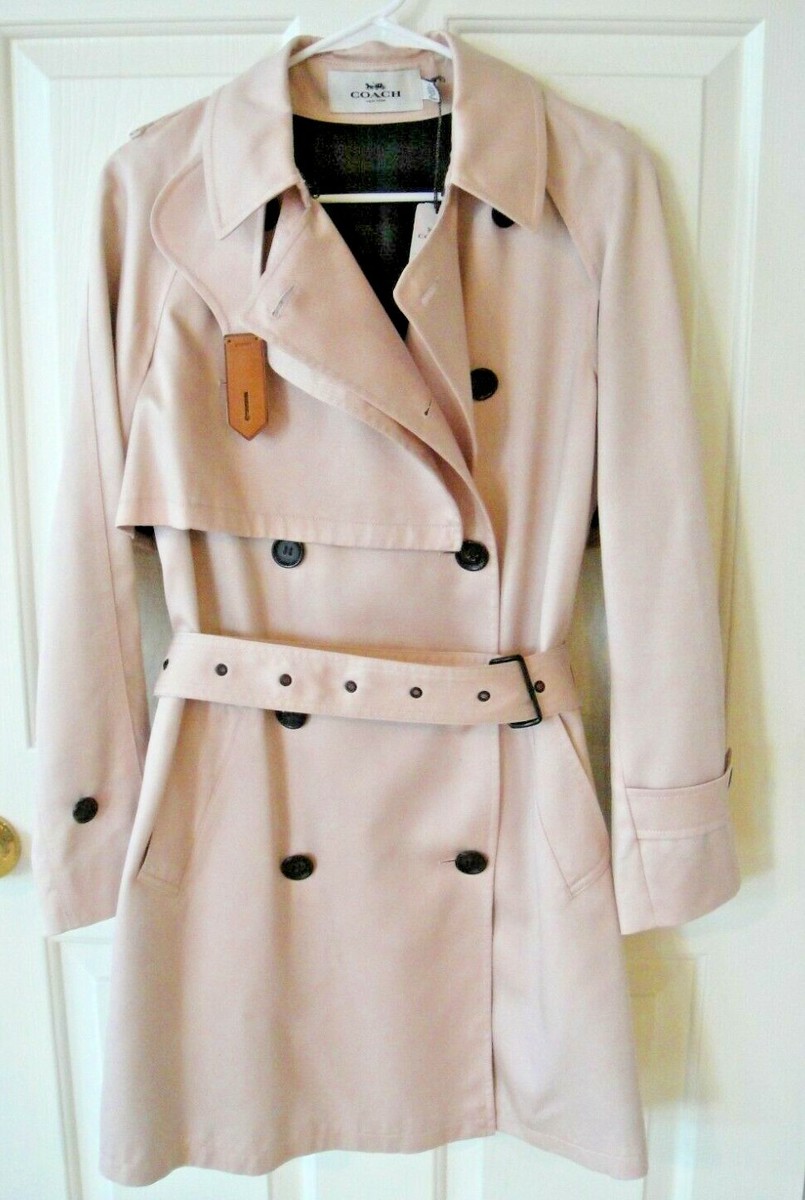 NWT Coach Womens Trench Coat Two piece Convertible size XS NWT Coach Womens Trench Coat Two piece Convertible size XS