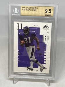 2000 SP Authentic #132 Jamal Lewis Rookie RC /1250 BGS 9.5 GEM MINT POP 42