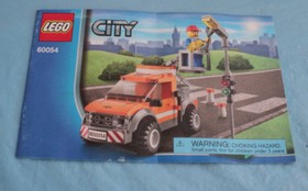 Lego 60054 City Light Repair Truck Instruction manual.
