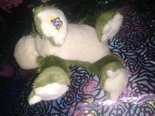 🦄Ganz / Webkinz Stringy "Frog" Green & Cream Color HM001 6" Plush! *No Code. - Picture 5 of 9