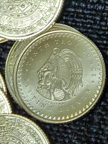 🔥Aztec🔥Calendar🔥1/10oz🔥Silver🔥Round🔥 - Picture 6 of 9