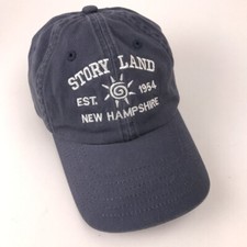 Story Land Est 1954 New Hampshire Youth Hat Blue Gray Cotton