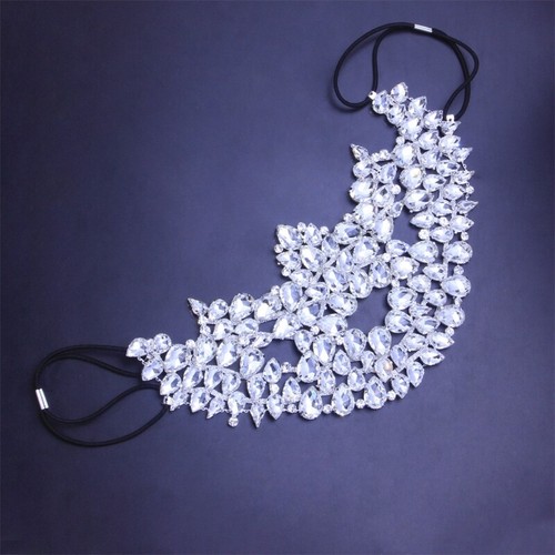 Crystal Masquerade Bachelorette Party Mask Party Face Mask with Elasticity Strap - Bild 5 von 8