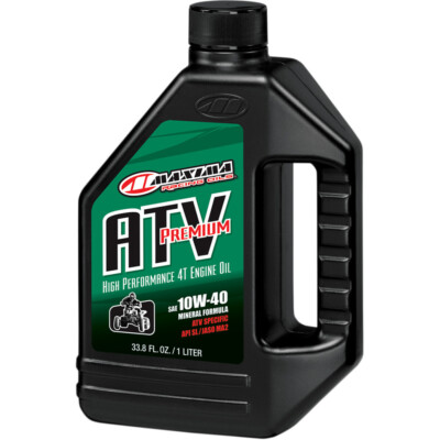 Maxima Racing Oil ATV Premium 4-Stroke Motor Oil | 10W-40 | 1 Liter | 33901