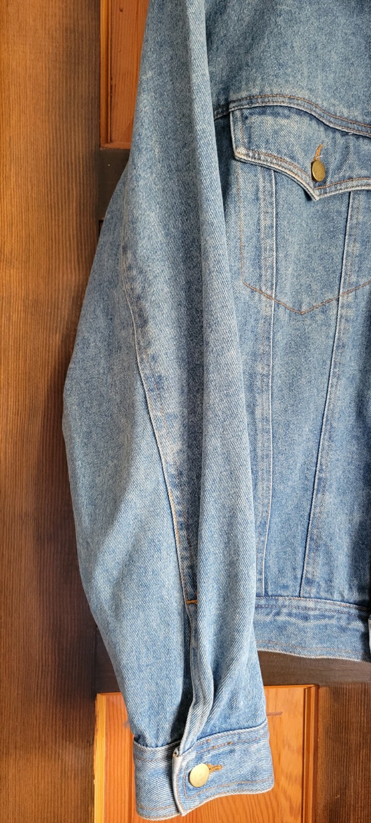 Synergy  Hooded Button Up Drawstring Jacket men's… - image 4