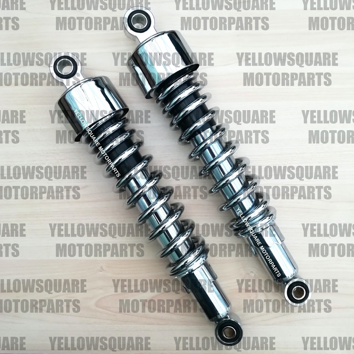 Rear Shock Absorbers Kawasaki KL250 KH400 KH500 H1 Shocks Chrome