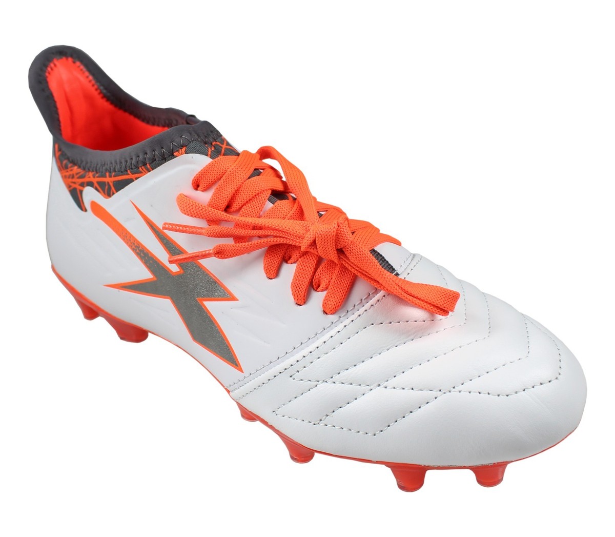 Men's Concord Soccer Cleats Style S179XJ White/Orange Leather | eBay