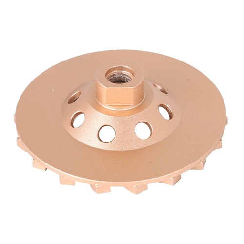 5 Inch Concrete Grinding Cup Wheels 18 Turbo Diamond Abrasive Seg 5/8"-11 Arbor - Picture 2 of 7