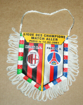 AC Milan fanion vintage football banderin pennant Serie A Calcio gagliardetto