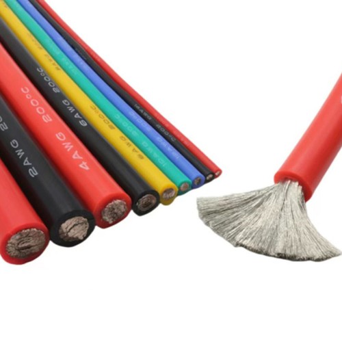 Flexible Soft Silicone Wire Cable 2AWG ~ 30AWG Tinned Copper Wire Variou Colours - Picture 7 of 10