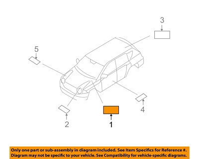 CHRYSLER OEM 2017 Compass Information Labels Labels-Emission Label