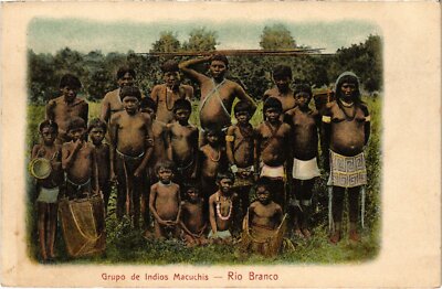PC BRASILIEN WEISSER FLUSS MACUCHIS INDIANERGRUPPE (a61375)